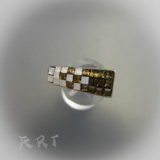 Сребърен дамски пръстен с камъни Swarovski R-239